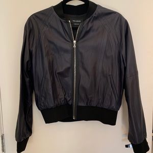 Yigal Azrouël Lambskin Navy Jacket - NEVER WORN!!!